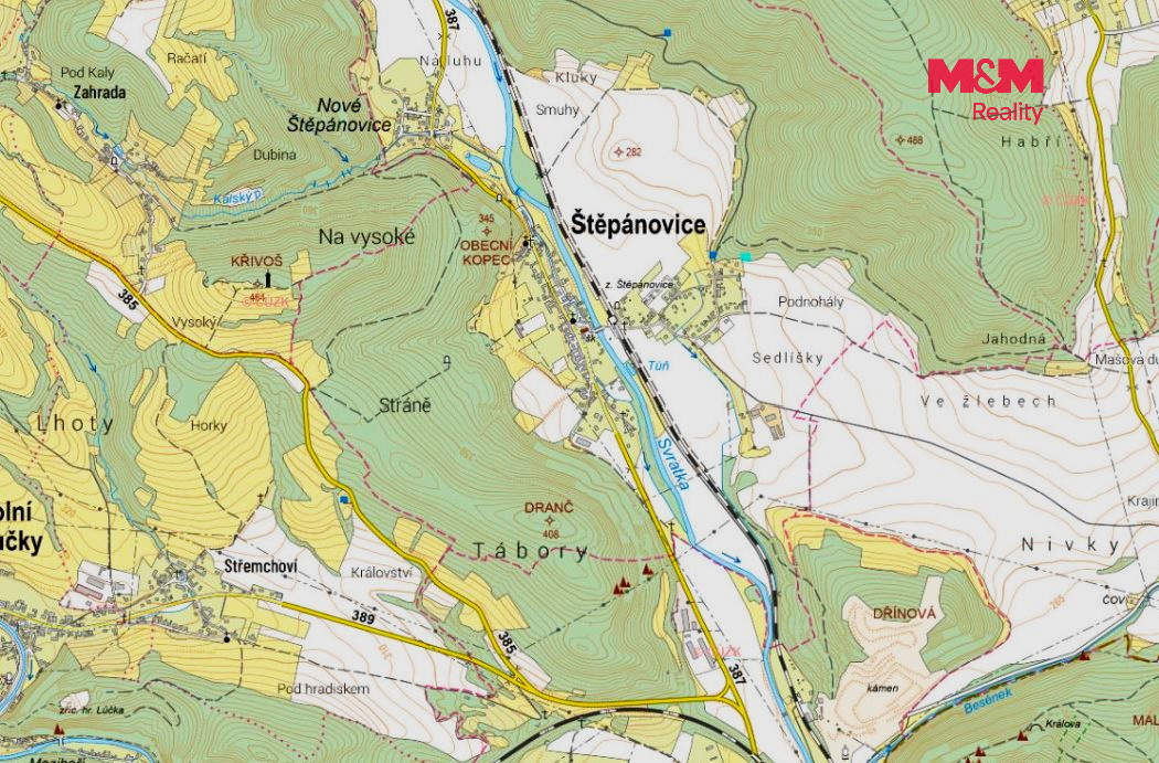 Prodej lesa, 477 m², Štěpánovice u Tišnova - 2