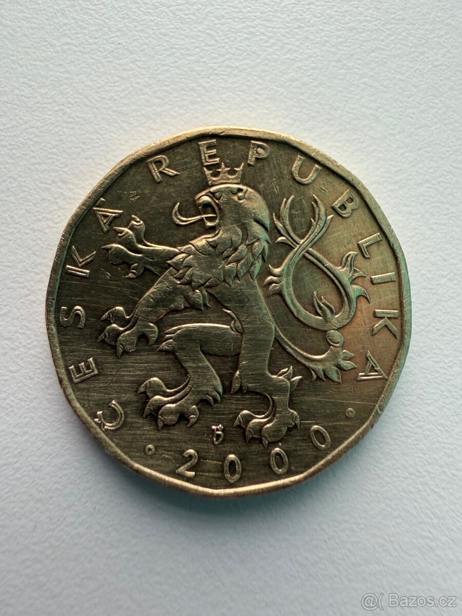 20 kč mince Milenium 2000 - 2