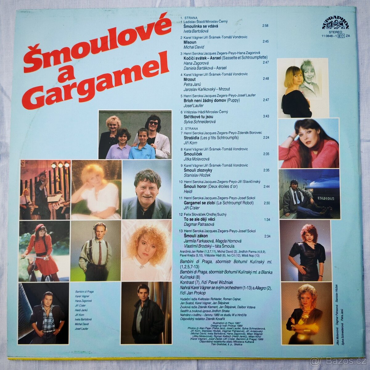 Šmoulové a Gargamel - LP gramofonová deska pro děti - 2