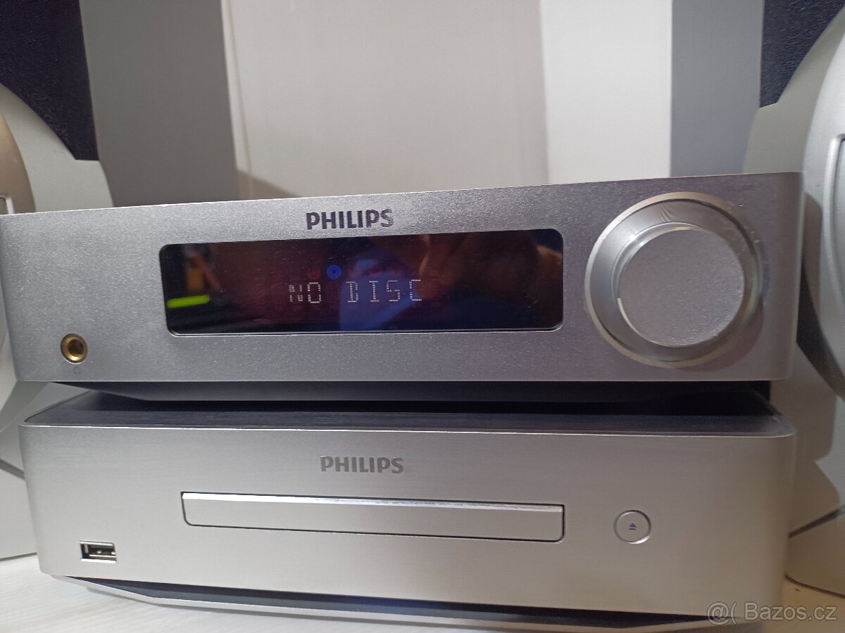 PHILIPS DCD-8000, věž USB,iPod,HDMI,Rádio,CD-DVD přehrávač - 2