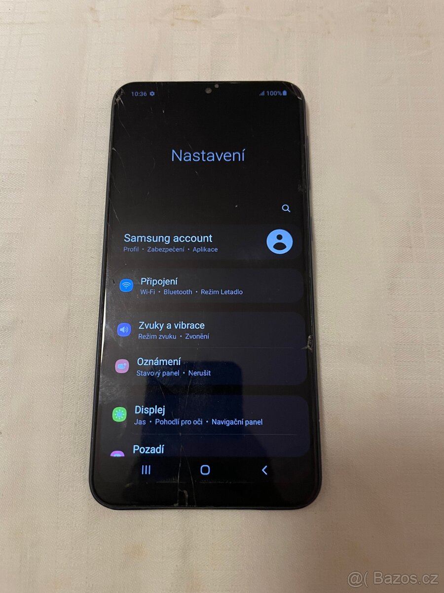 Samsung Galaxy A10 – prasklý displej, plně funkční - 2