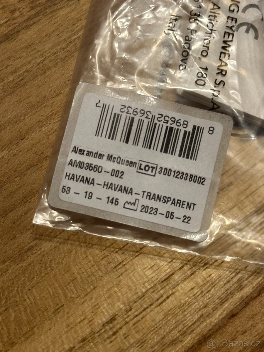 Nové pánské brýlové obrouby Alexander McQueen AM0356O-002 - 2