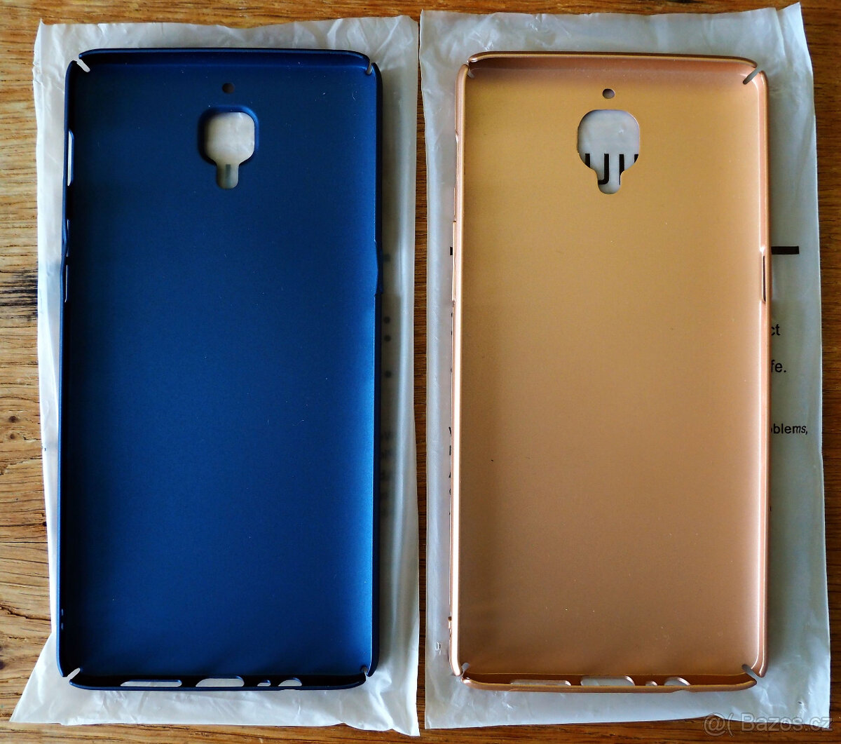 2x NOVÝ kryt / pouzdro pro OnePlus 3 - bronzový a modrý - 2