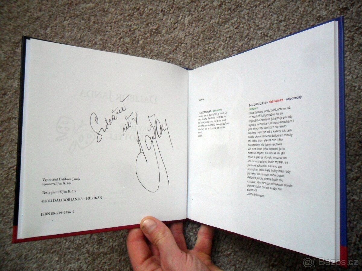 Dalibor Janda s podpisem ( rozfoceno 6 snímků ) - 2