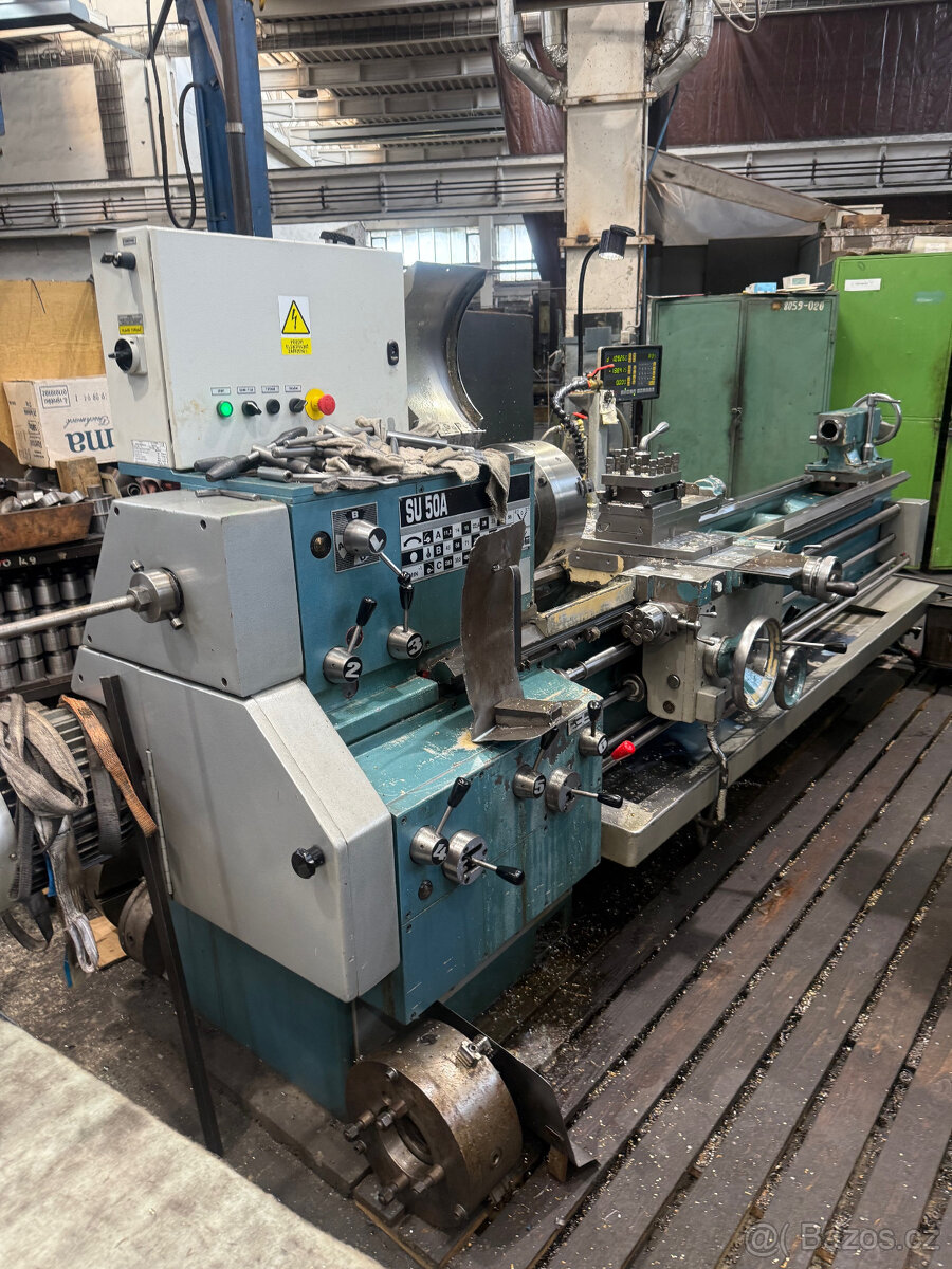 soustruh hrotový TOS SU 50 A/ 1500 - 2