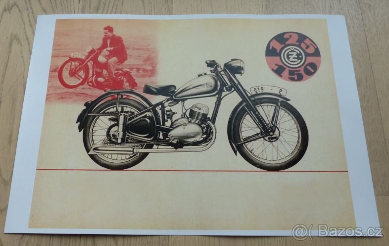 Plakaty Jawa Perak, 500 OHC, CZ 125/150 - 2