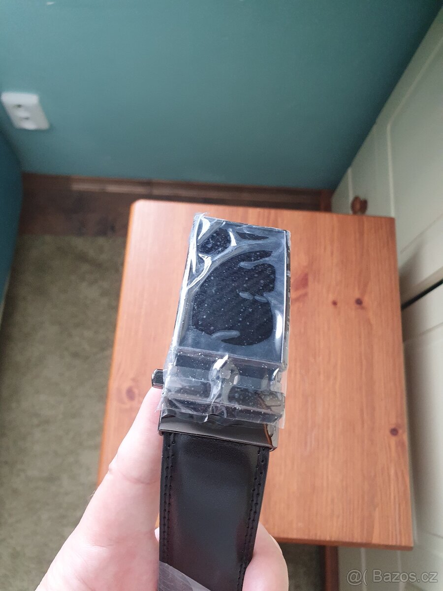 Luxusní pánský opasek s automatickou přezkou - 2