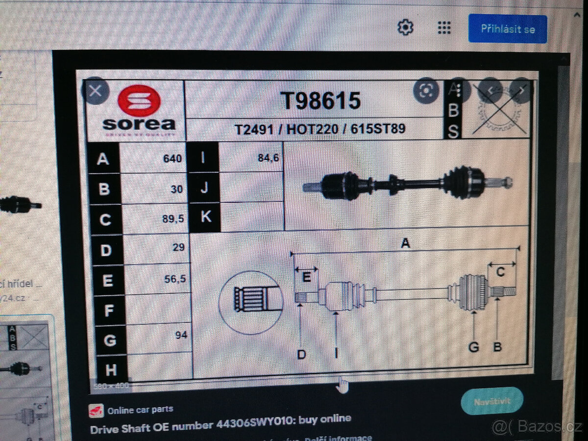 Poloosa Honda CR-V 2,2 ( RE ) - 2