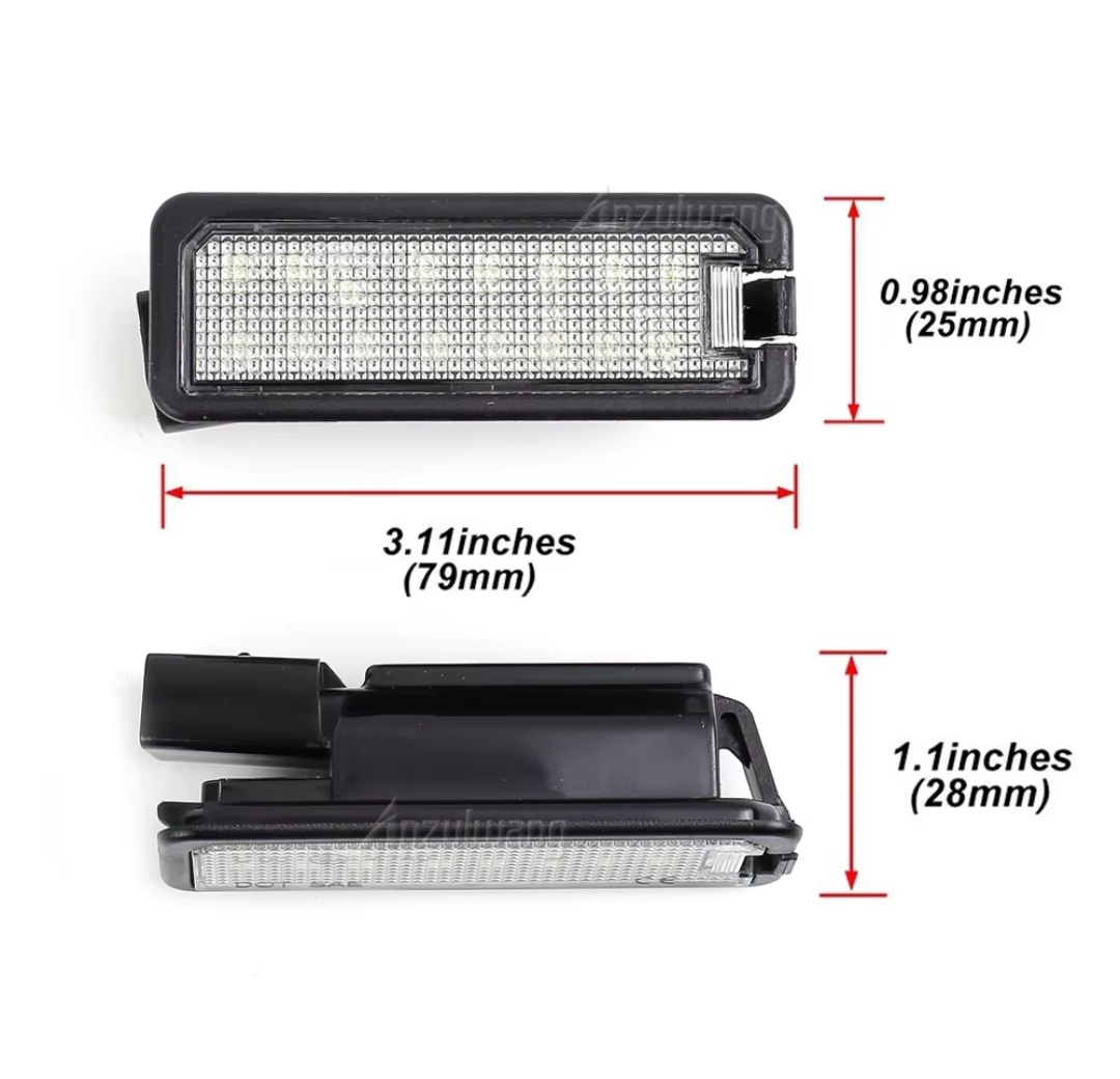 LED PODSVÍCENÍ SPZ VW GOLF PASSAT - 2