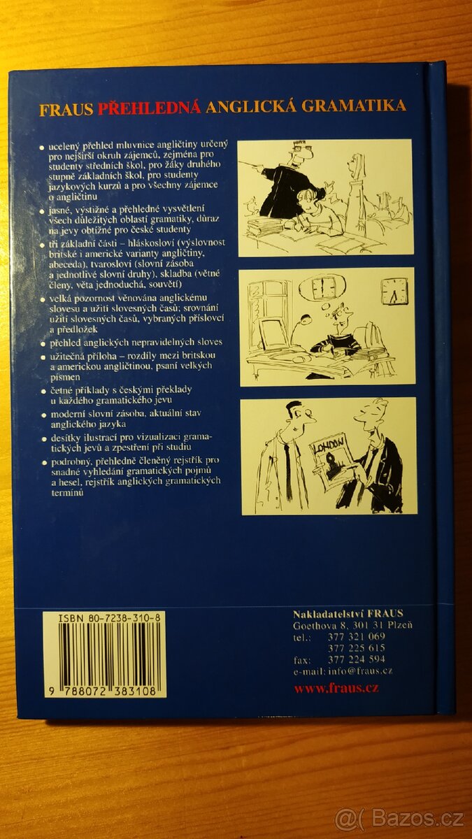 FRAUS Přehledná anglická gramatika - nová kniha - 2