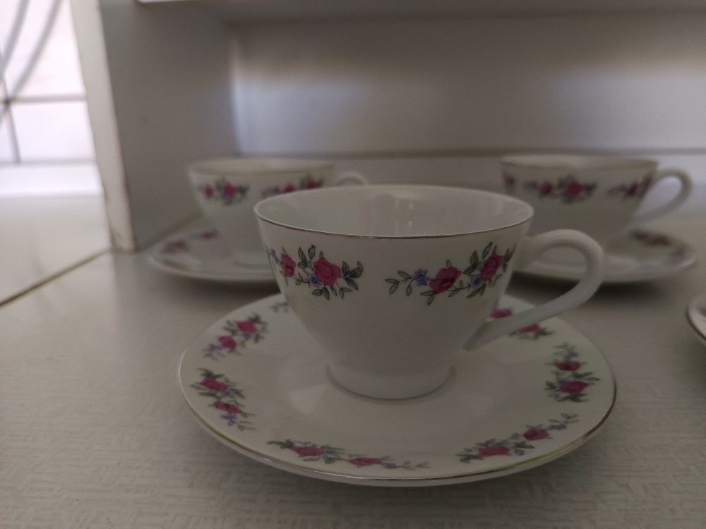 Kávová sada s podšálky - 2