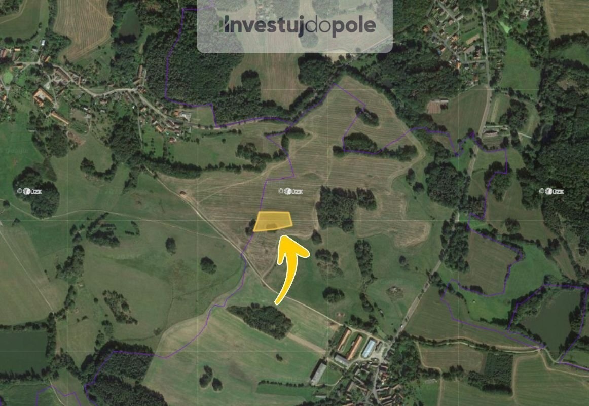 Prodej pole 5 320 m², Chanovice - Dobrotice - 2