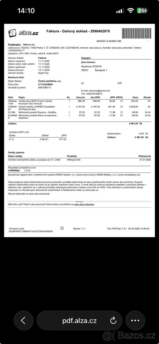 Dětské volací hodinky v záruce - 2