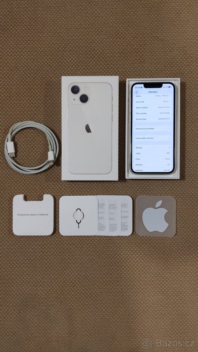 IPhone 13 mini 128gb bílý - 2