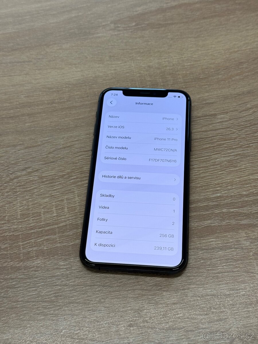 iPhone 11 pro 256GB (nová baterie) - 2