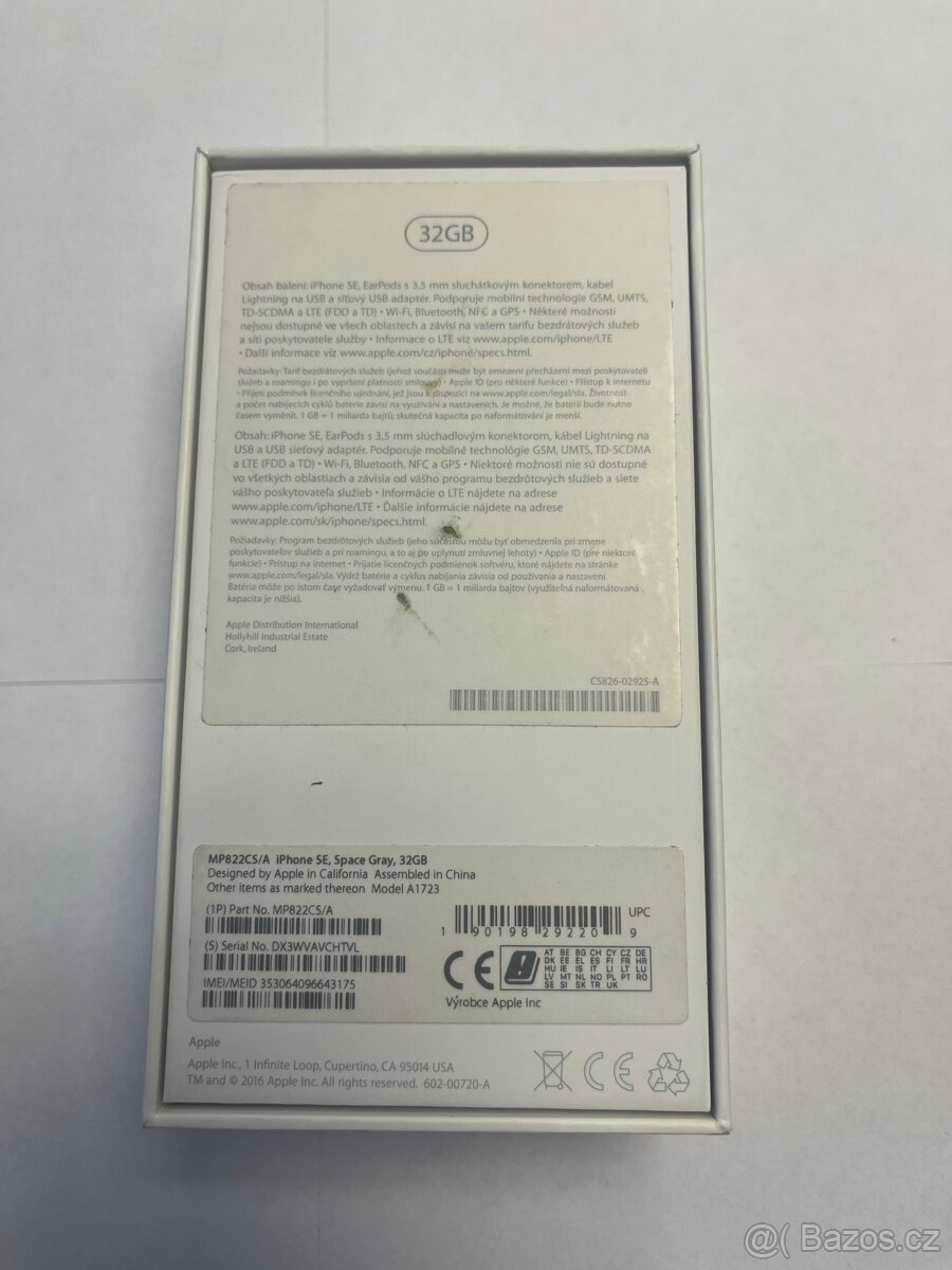 Apple iPhone SE krabička - 2