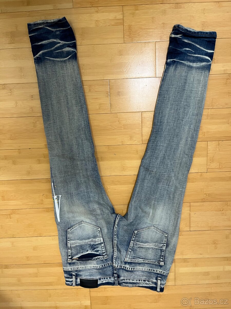 Amiri jeans modré - 2