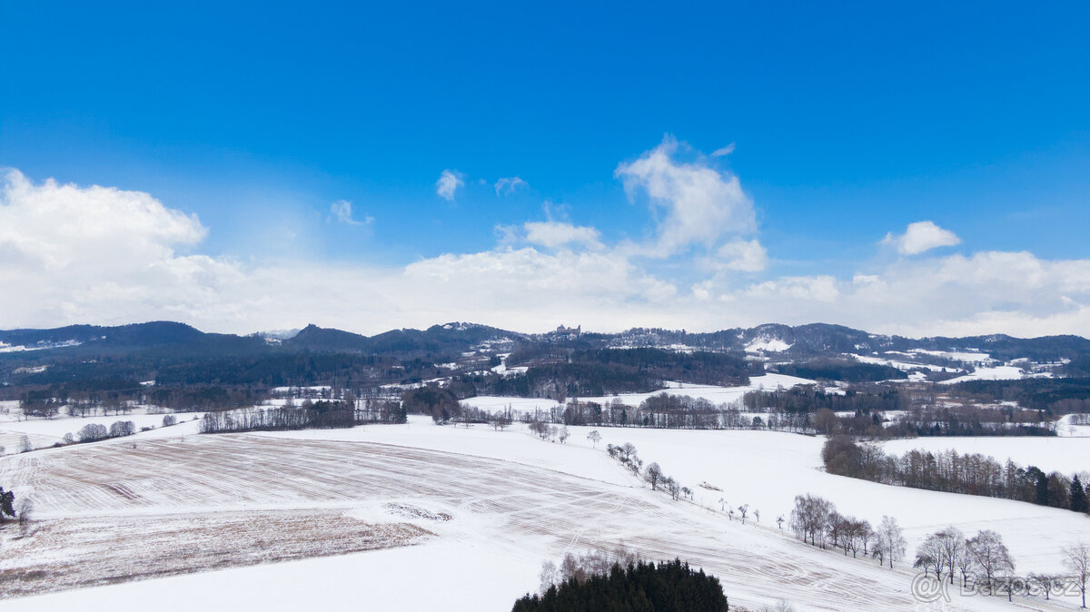 Prodej stavebního pozemku 3310 m², Řečice u Humpolce – pohled 2