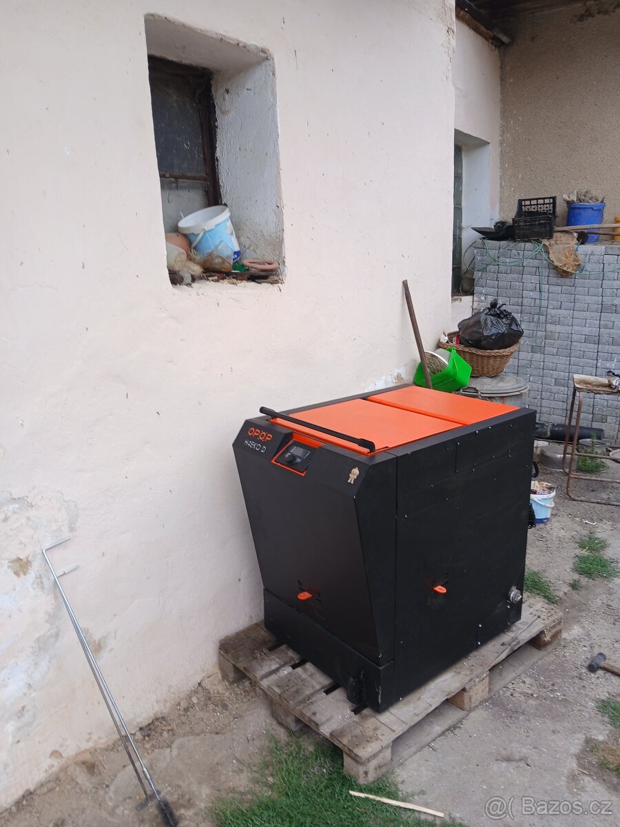 Kotel na dřevo:OPOP H4EKOD-D (25 kW) - 2