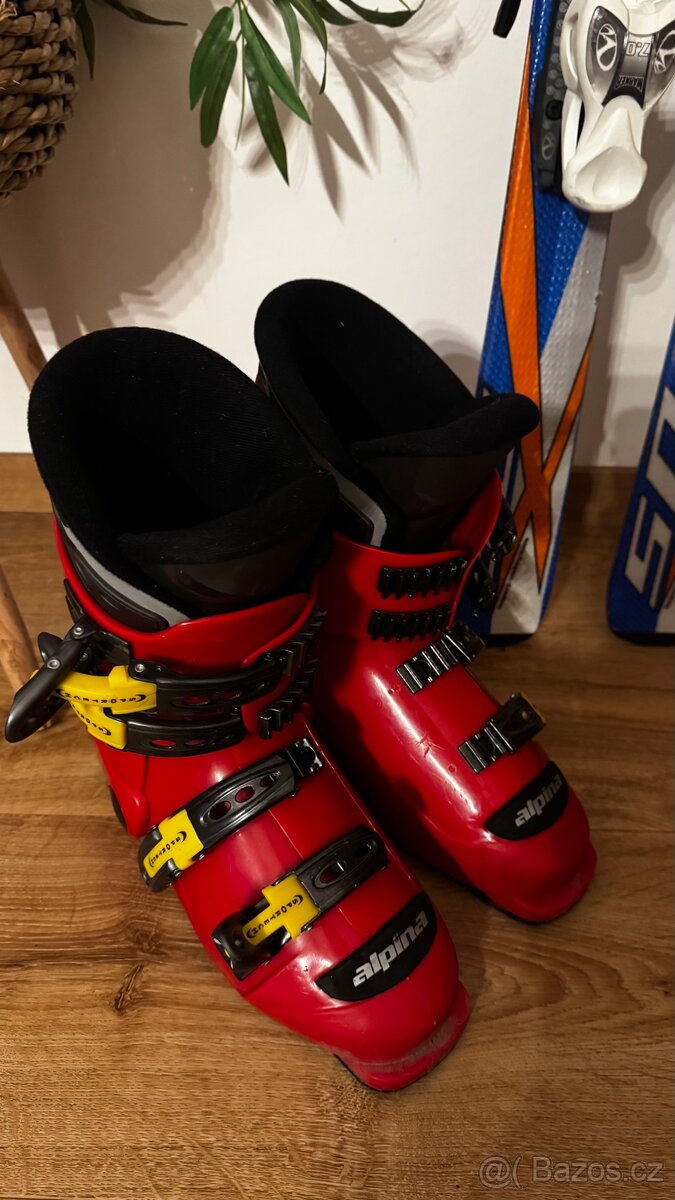 Dětské lyže 137 + boty - 2