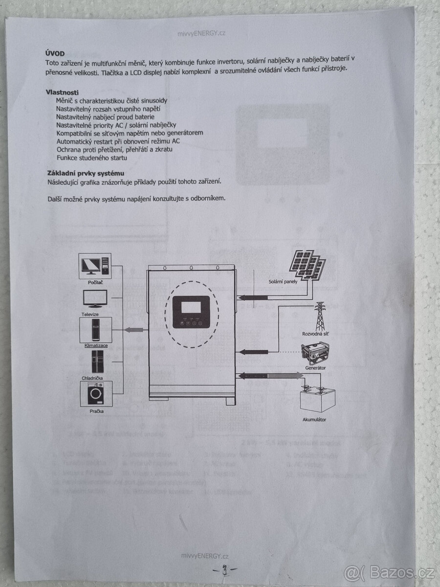 Solární měnič MUST 3kW - 2