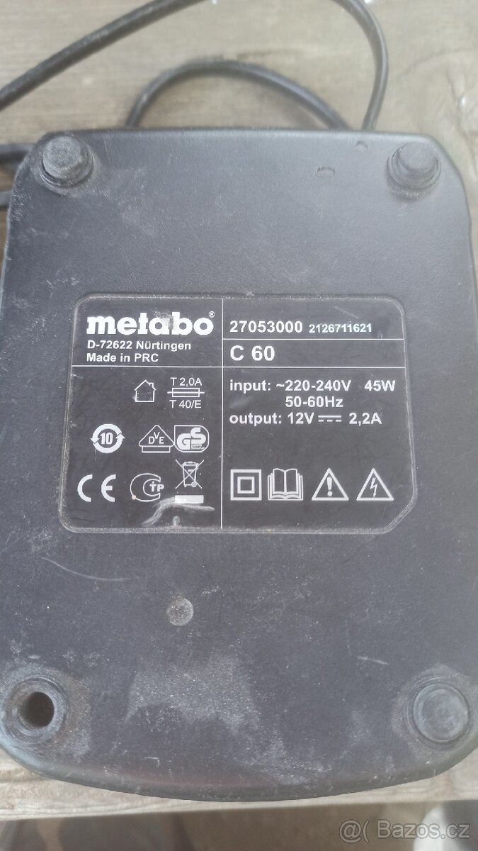 Nabíječka Metabo C60 - 2