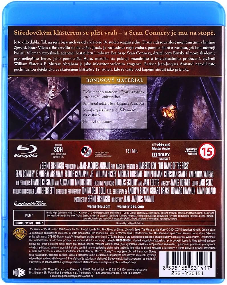 Blu-ray JMÉNO RŮŽE - 2