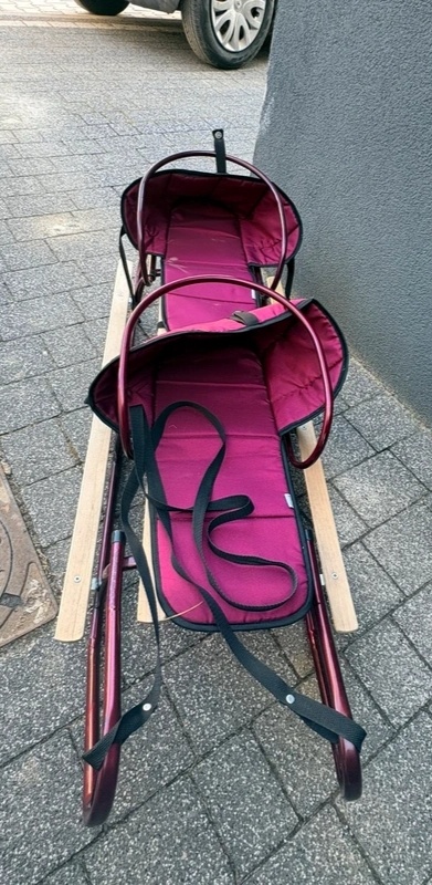 Sáňky pro dvojčata - 2