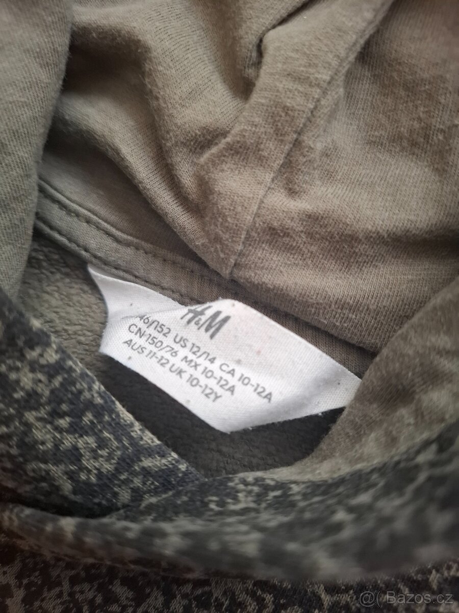 Chlapecká mikina H&M, vel. 146/152 - 2