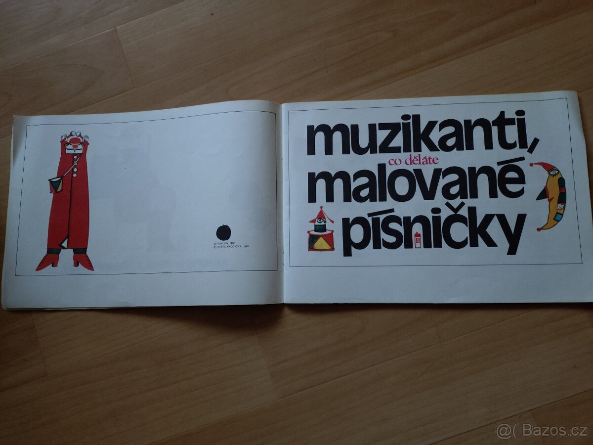 Muzikanti, co děláte - Malované písničky-ilustr. K. Pacovská - 2