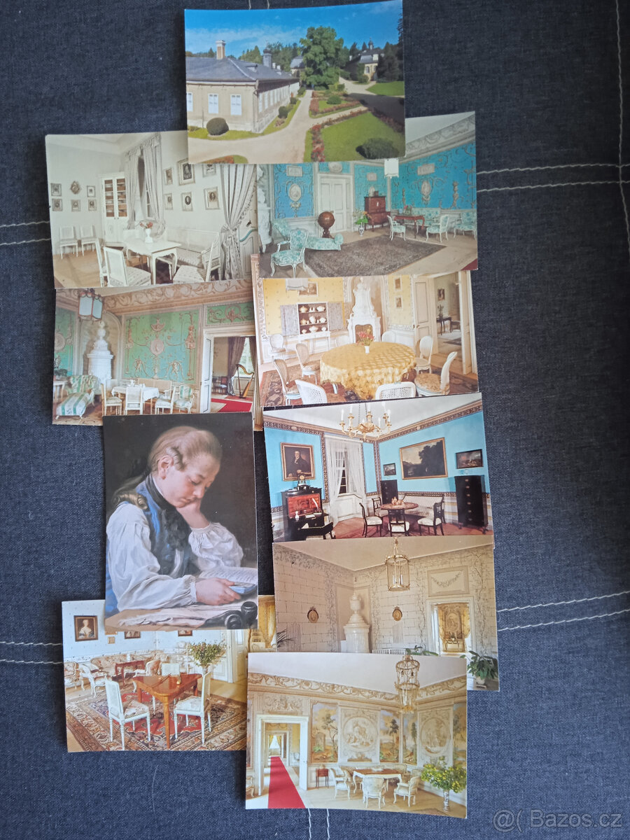 Staré pohledy Zámek Orlík,Zámek Kozel - 2