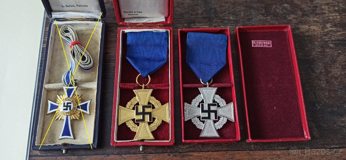 Medaile, vyznamenání, odznaky Německo. - 2