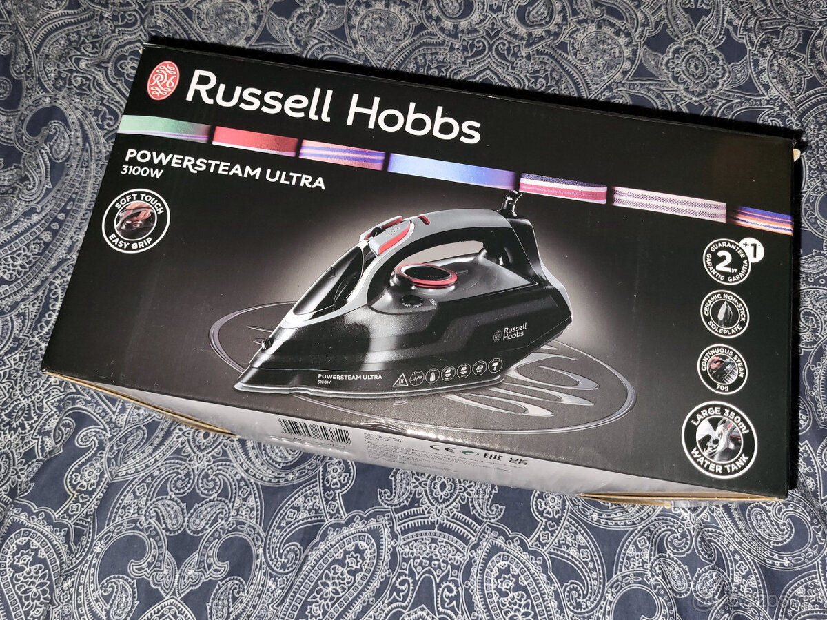 Žehička Russell Hobbs 3100w - nová - 2