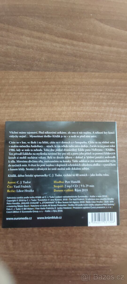 C.J.TUDOR - Kříďák na CD - 2