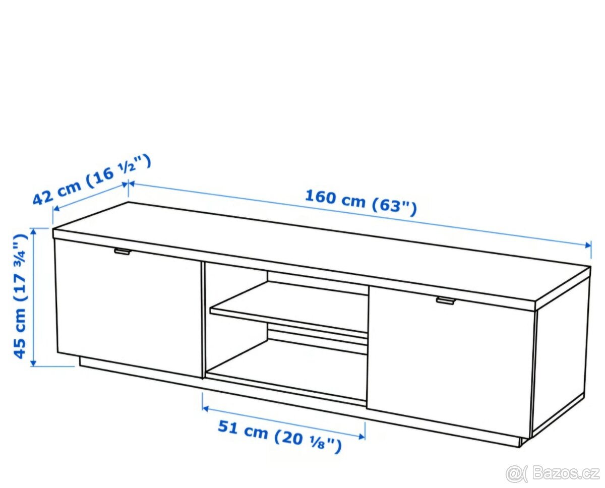 Tv stolek Ikea BYAS - 2