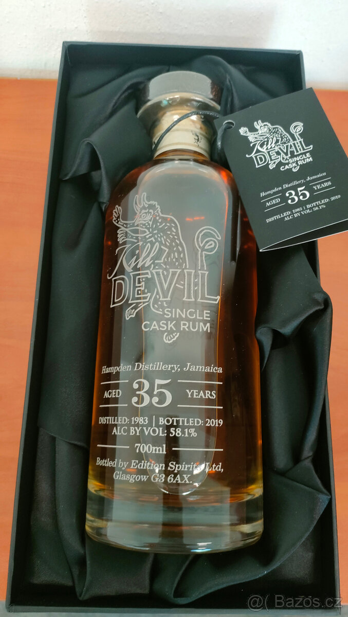 Rum- Kill Devil Jamaica Hampden 35y 1983 0,7l 58,1% GB L.E. - 2