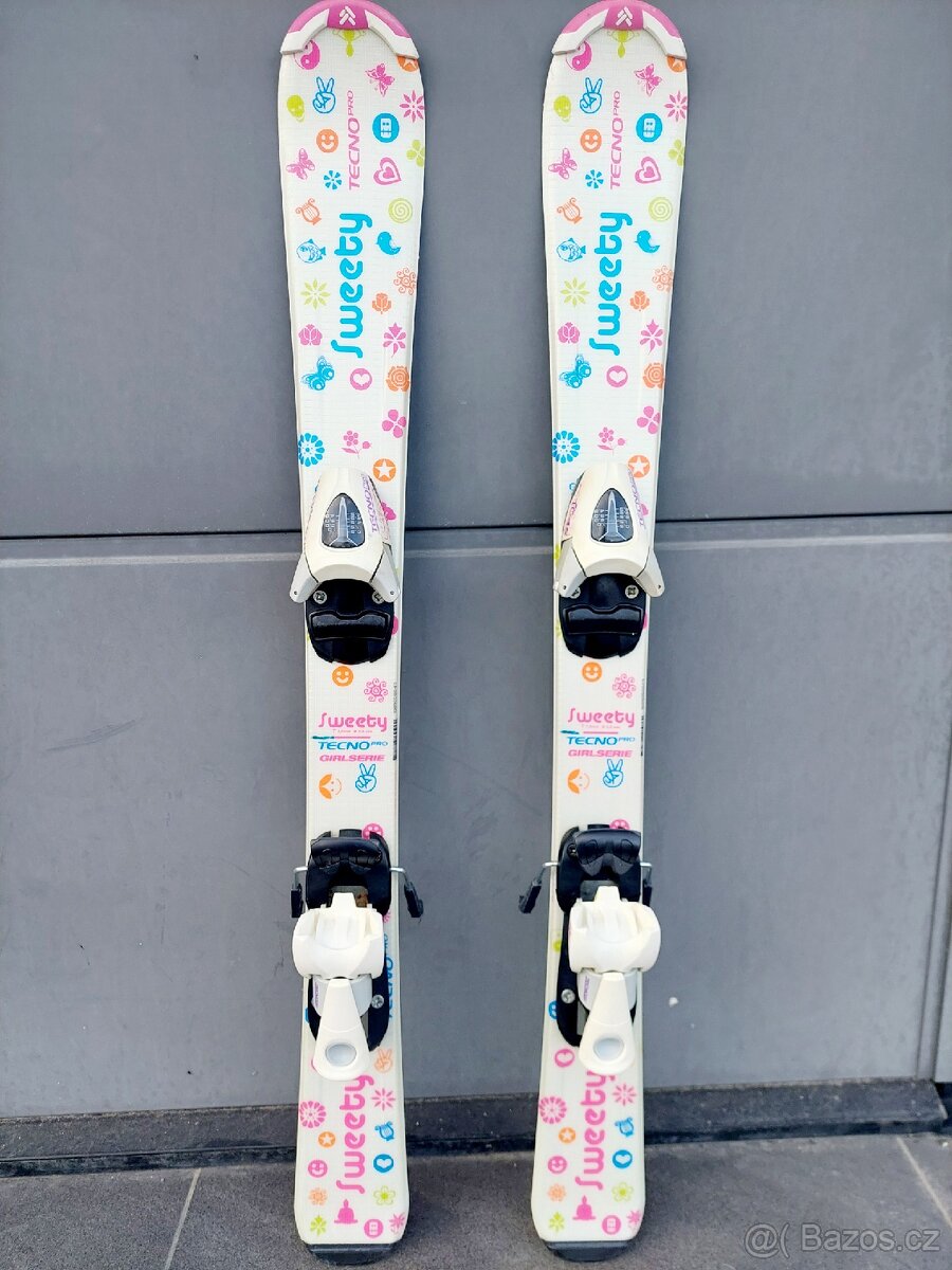 Lyže TECNO PRO, 90 cm + lyžáky + přilba - 2