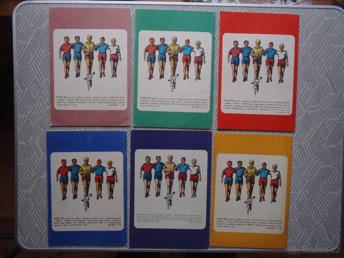Rychlé šípy 16 sešitů 1969-1971 luxus - 2