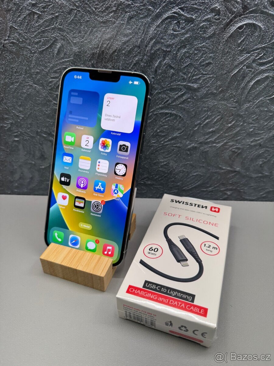 Apple iPhone 13 Pro Max 128 GB Silver - ZÁRUKA+FAKTURA - 2