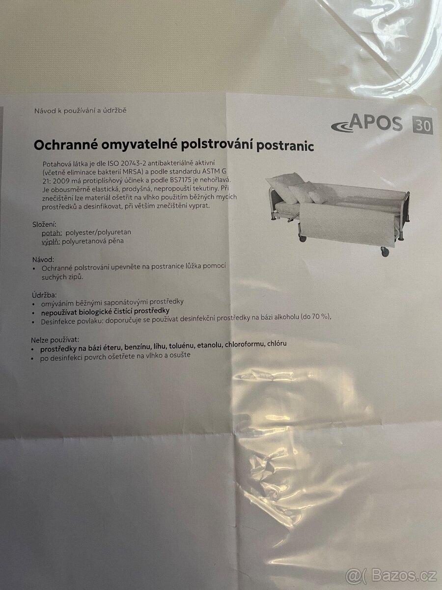 Ochranné polstrování postranic 83x87cm Apos - 2