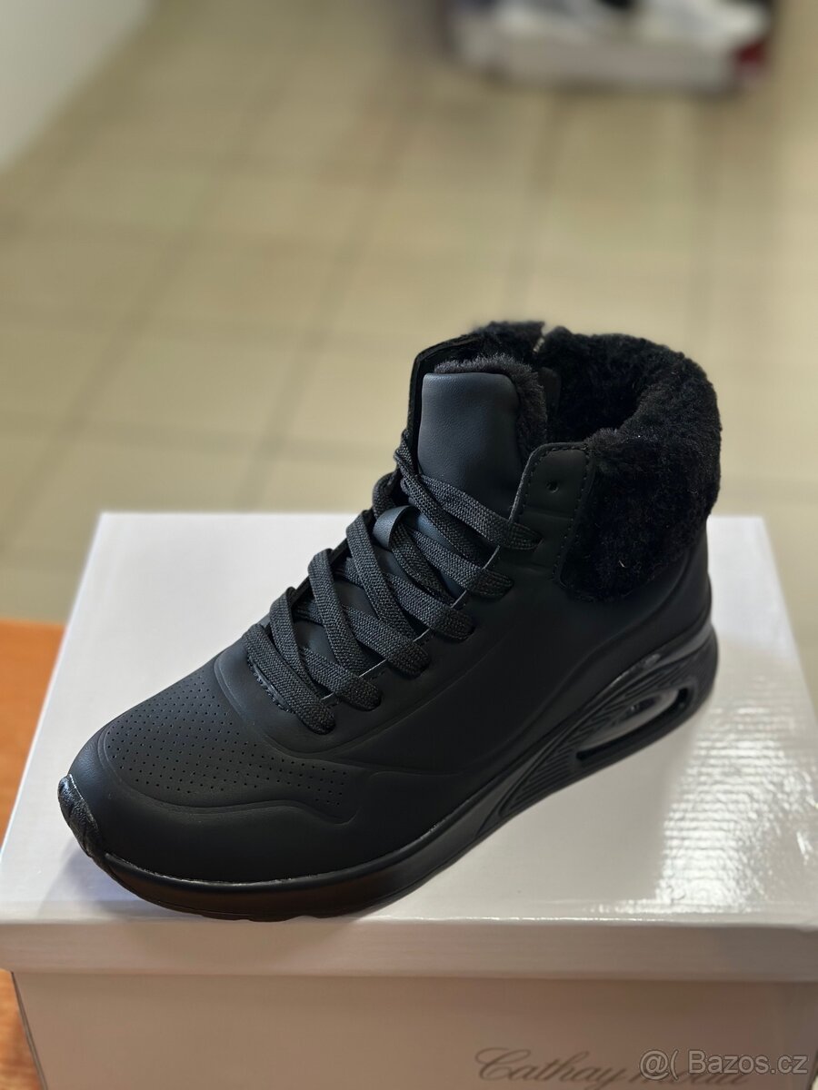 Damske zimni boty , s kožíškem uvnitř - 2