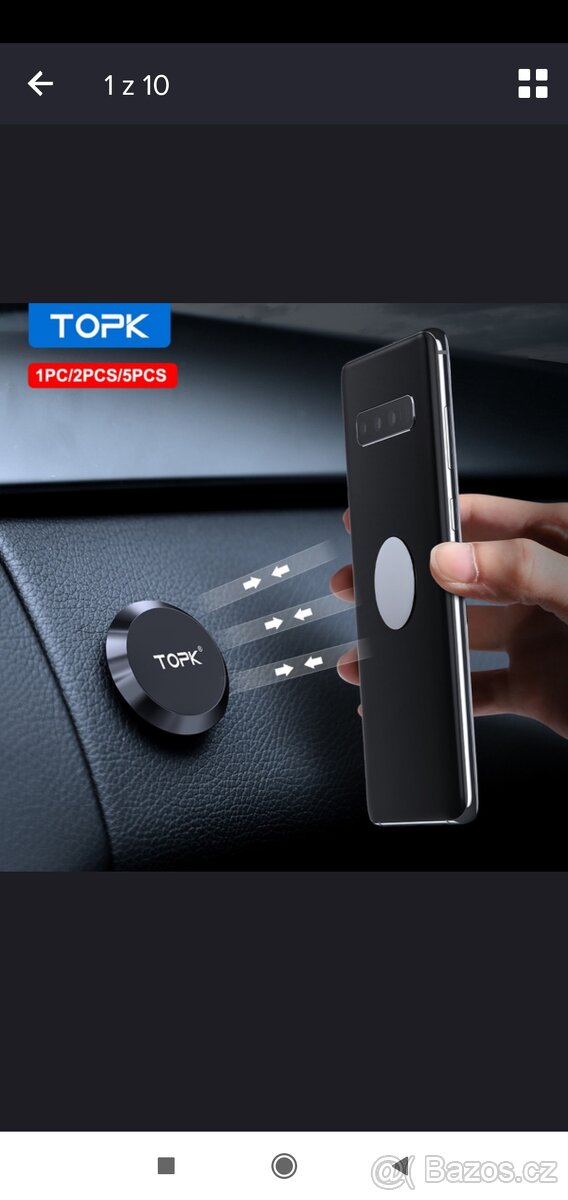 Magnetický držák na mobil do auta - 2