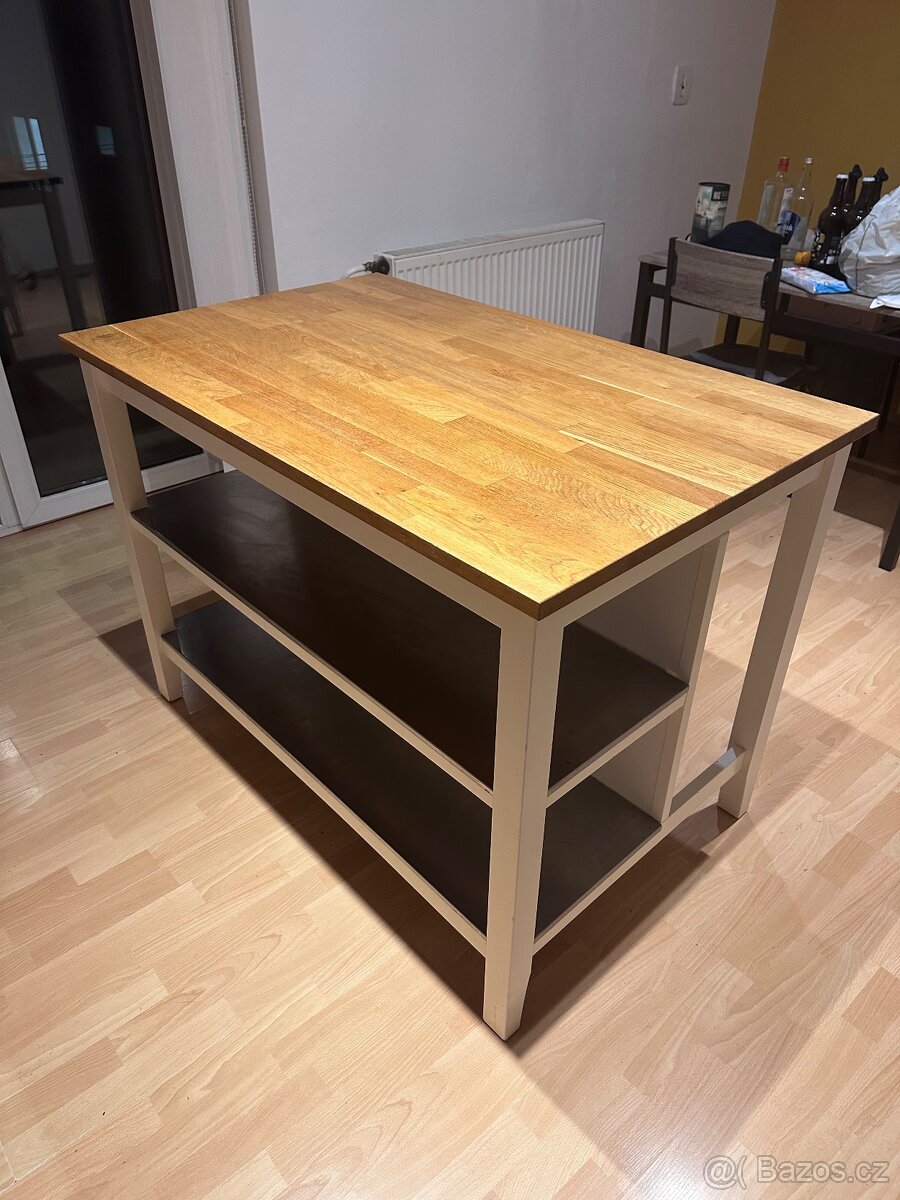 Kuchyňský ostrůvek- dub/bílý mat - 2