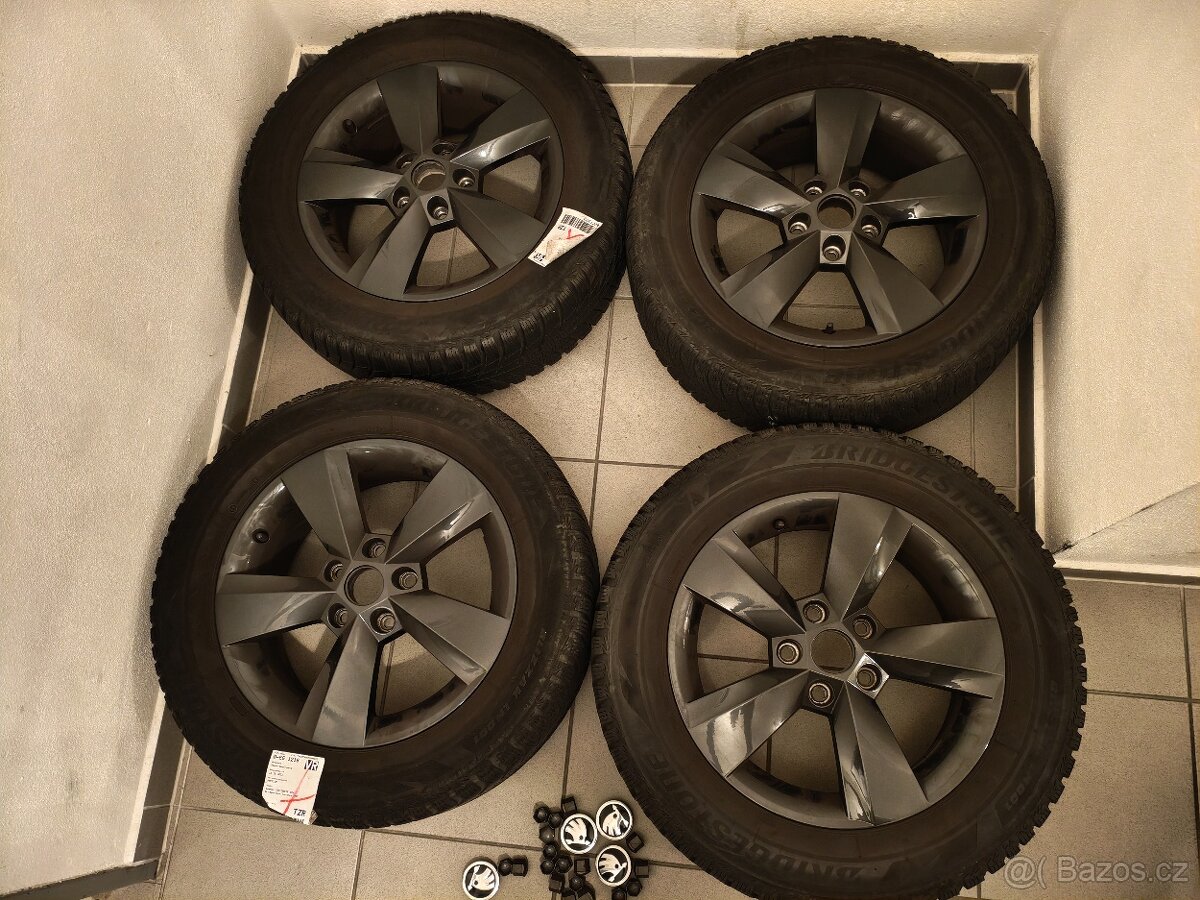 Alu kola Škoda 6,0Jx16 H2, ET43-Zlín - 2