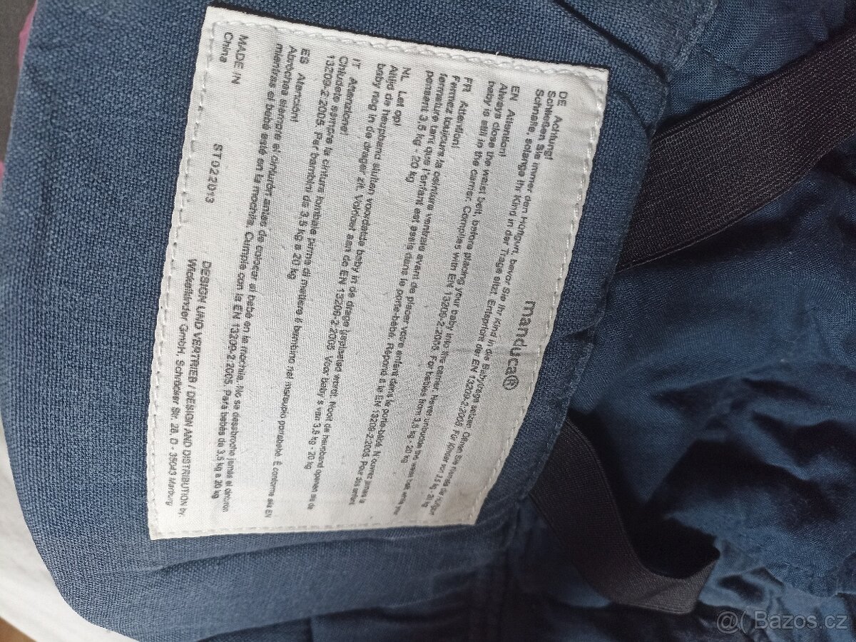 Nosítko manduca - 2