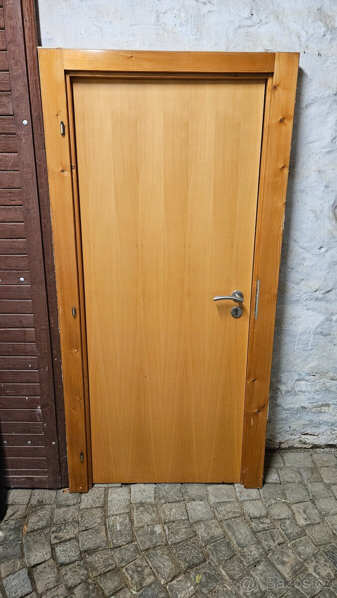 Protipožární interiérové dveře včetně zárubně, levé - 2