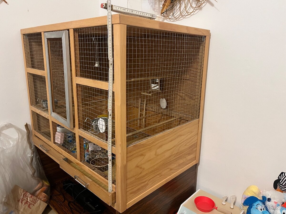 Voliéra papoušek - 2