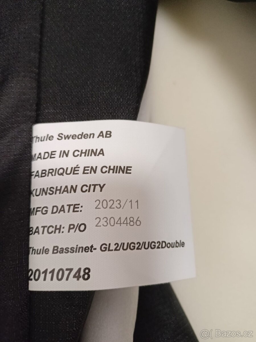 Thule hluboká korbička včetně adapteru - 2