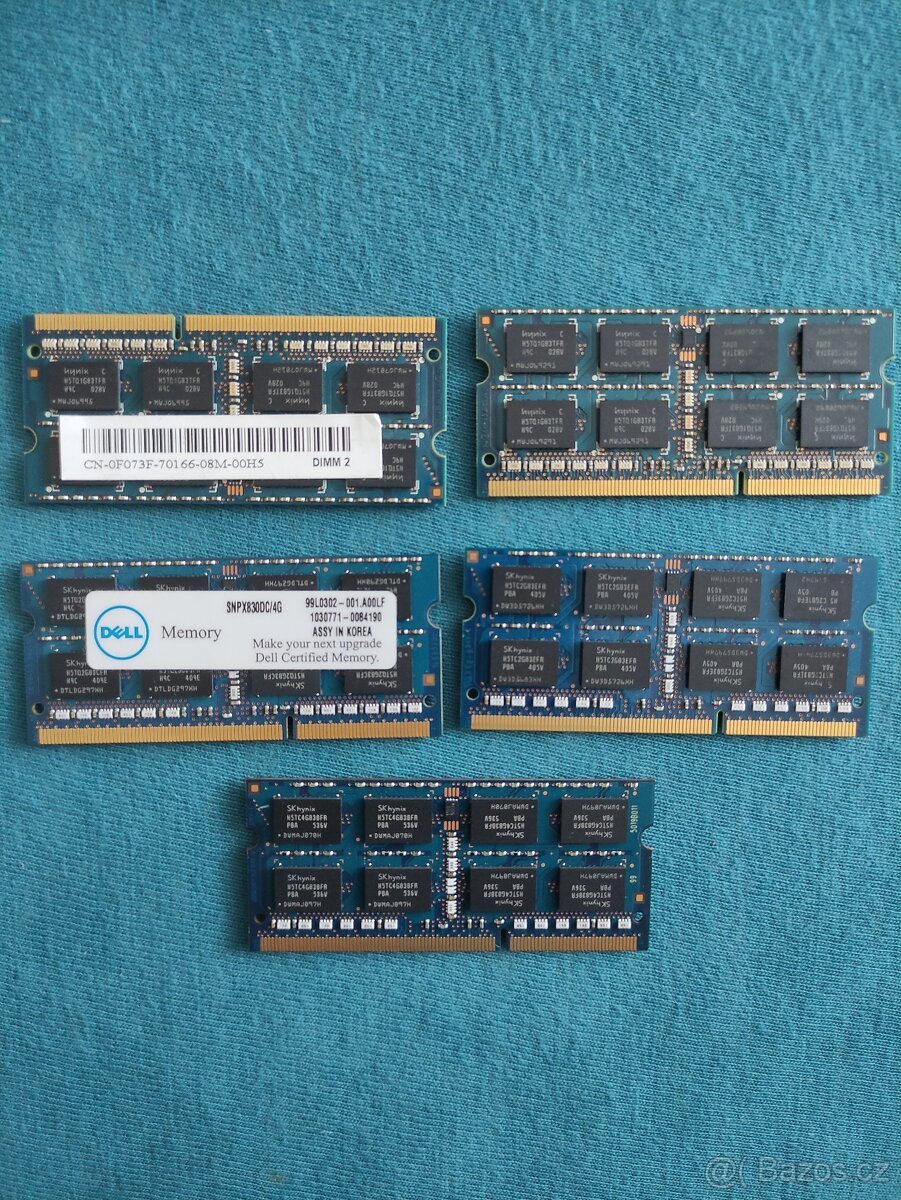 Paměťové moduly RAM - 2