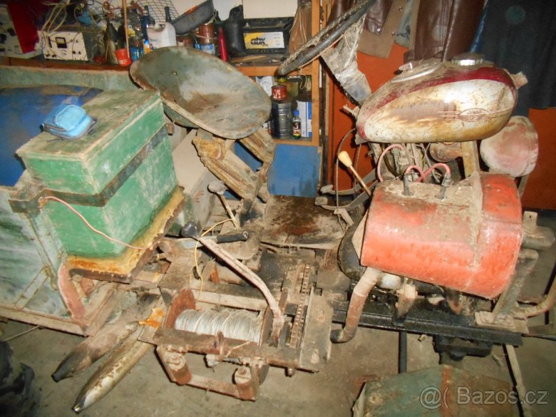 malotraktor domací výroby jawa 350 - 2